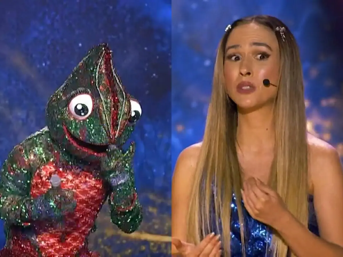 Camaleão e Tatá Werneck no The Masked Singer Brasil