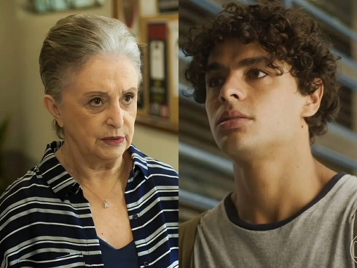 Celina (Ana Lucia Torre) e Tigrão (Matheus Abreu) de Quanto Mais Vida, Melhor!