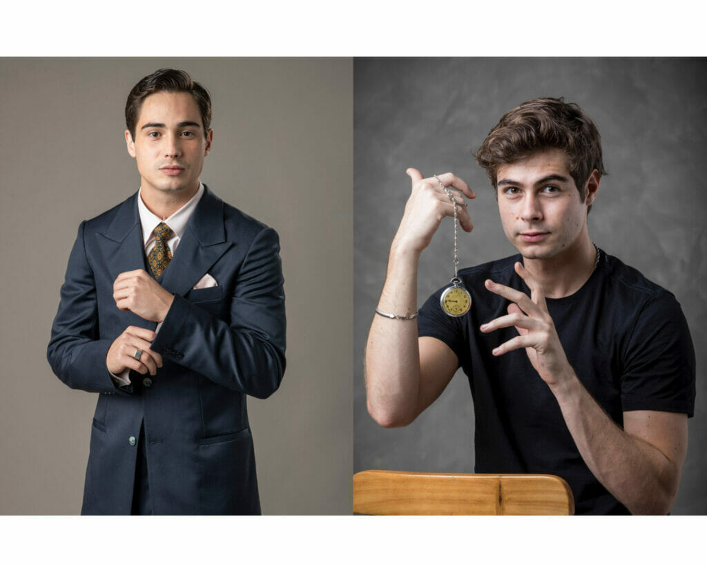 Joaquim (Danilo Mesquita) e Davi (Rafa Vitti) de Al&eacute;m da Ilus&atilde;o (Divulga&ccedil;&atilde;o)