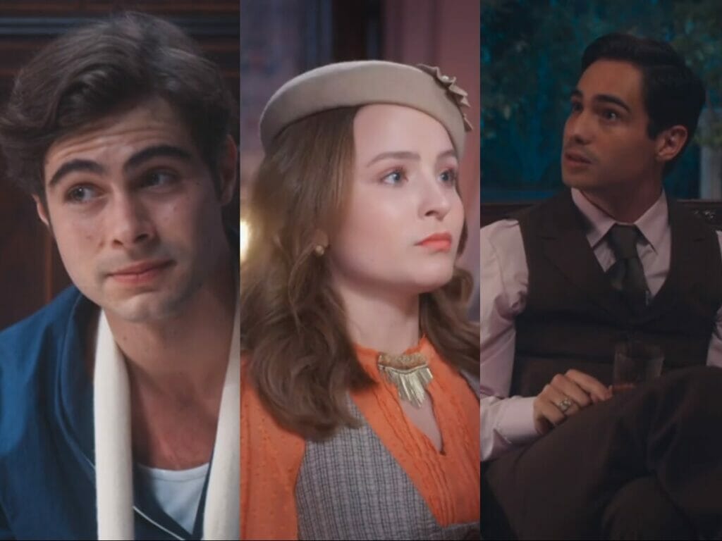 Davi (Rafael Vitti), Isadora (Larissa Manoela) e Joaquim (Danilo Mesquita) de Além da Ilusão