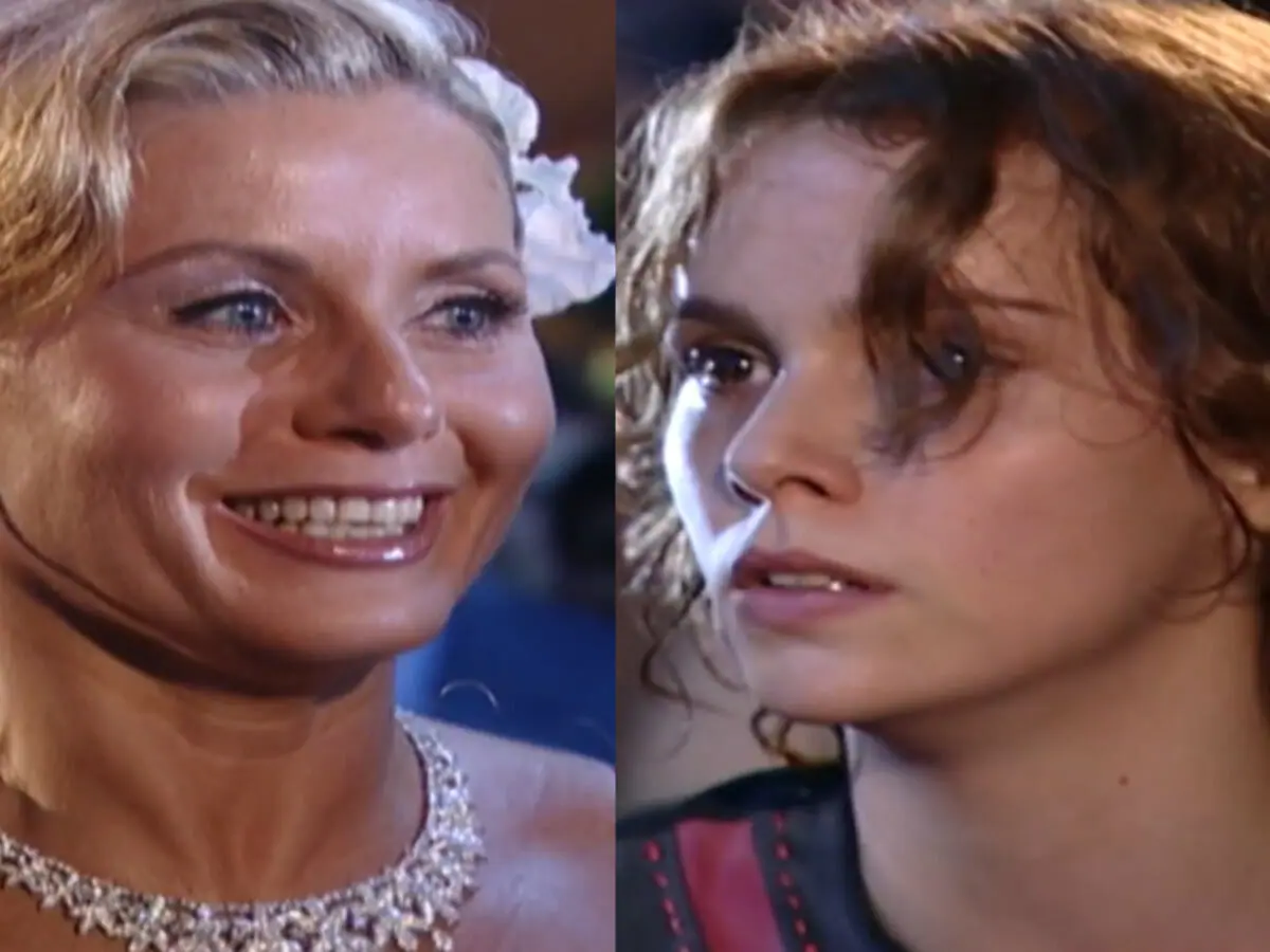 Yvete (Vera Fischer) e Mel (Débora Falabella) em O Clone (Reprodução/Globo)