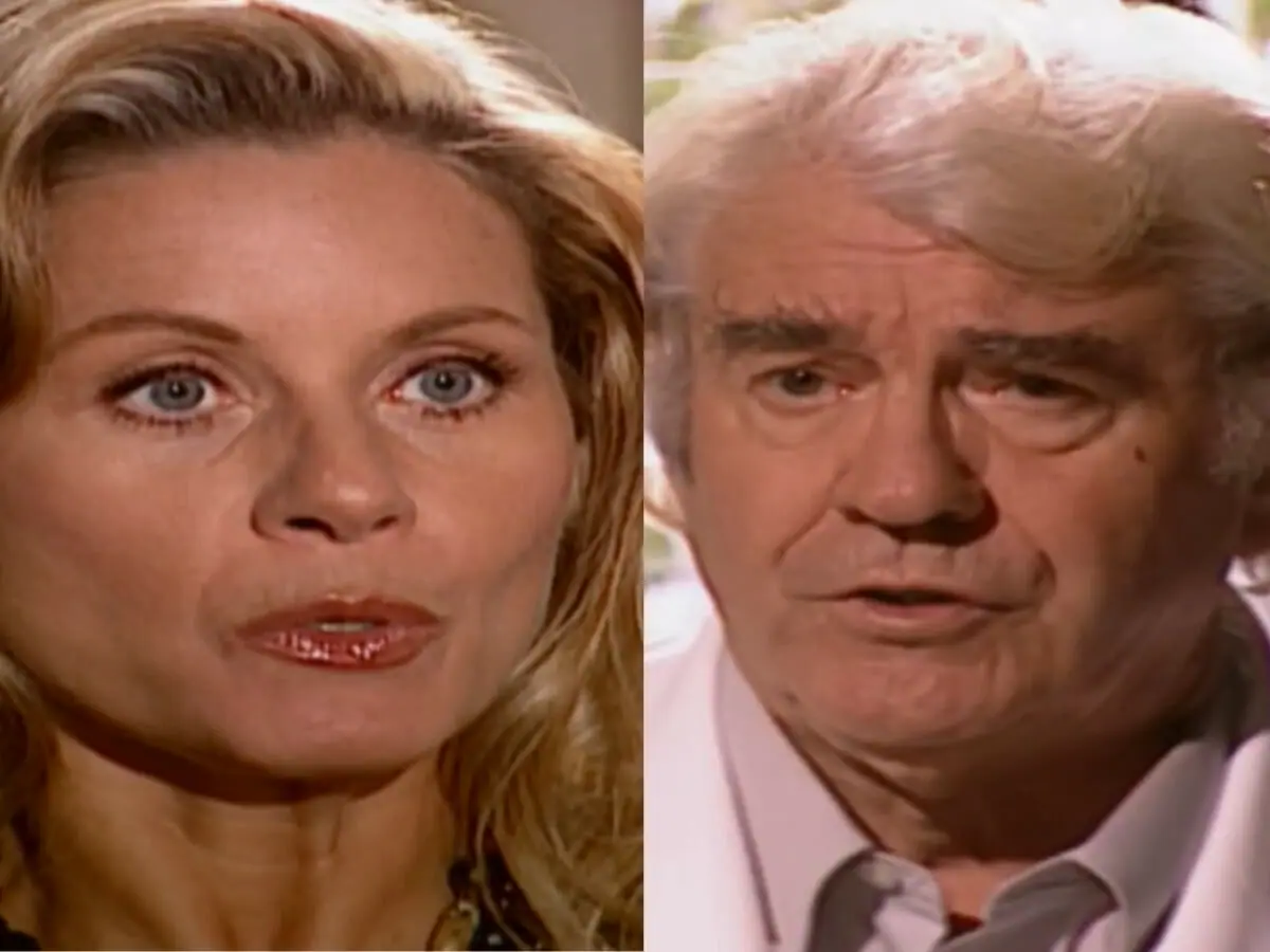 Yvete (Vera Fischer) e Albieri (Juca de Oliveira) em O Clone (Reprodução/Globo)