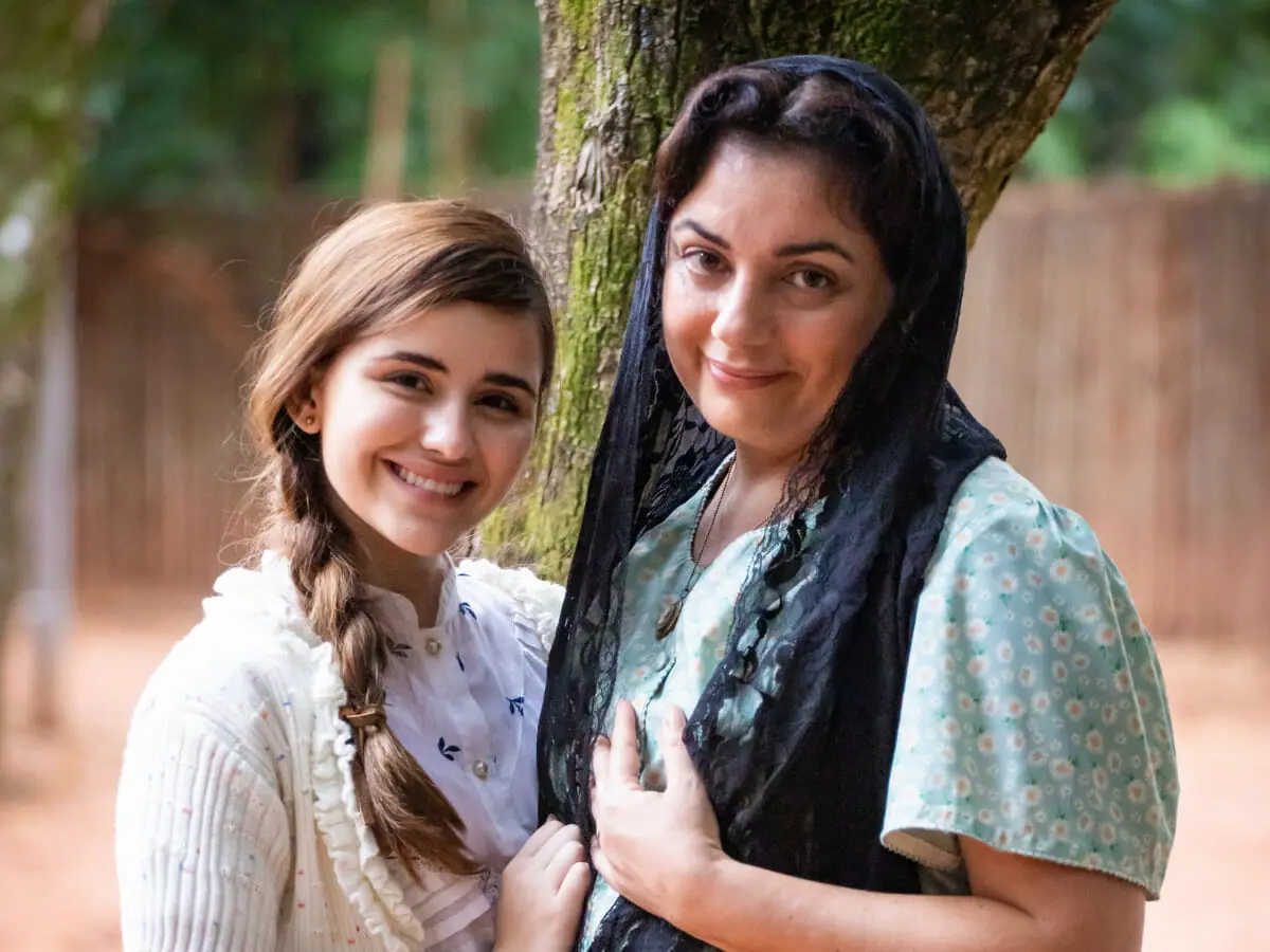 Olívia (Letícia Pedro) e Fátima (Patrícia Pinho) em Além da Ilusão (Paulo Belote/Globo)