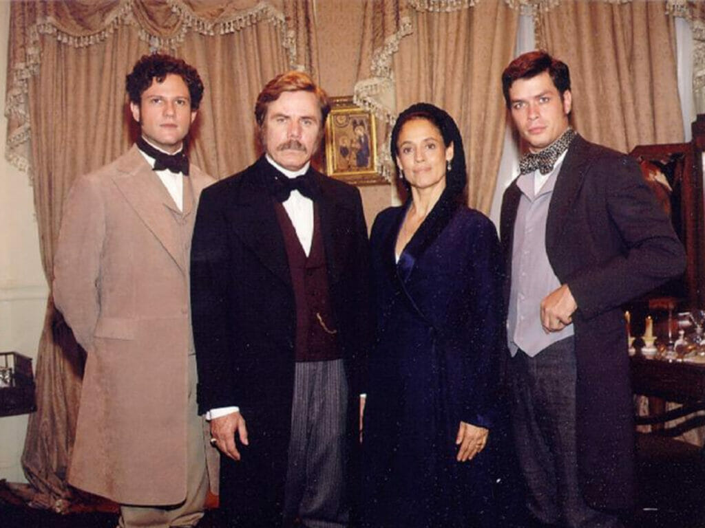 Selton Melo, Reginaldo Faria, Sônia Braga e Fábio Assunção (Reprodução/Globo)