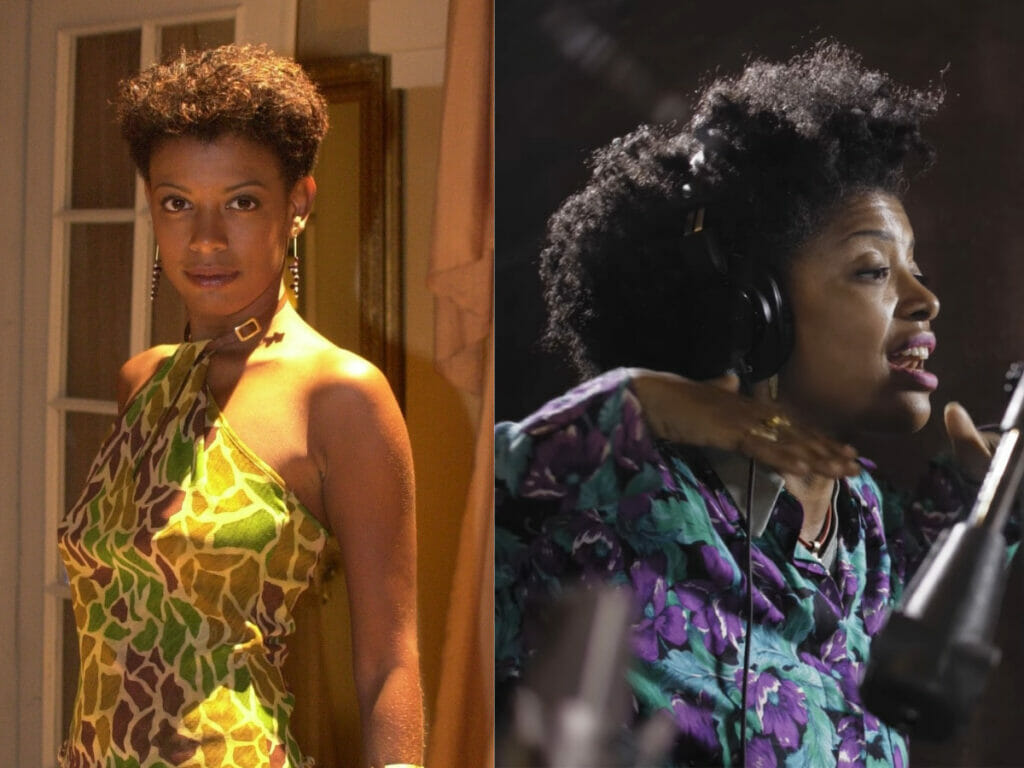 Thalma de Freitas em O Clone e atualmente (Reprodução/Globo/Youtube)