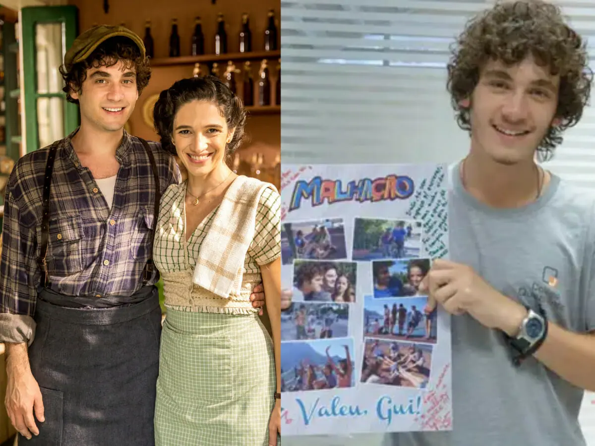 Guilherme Prates em Além da Ilusão e Malhação (Reprodução/Globo)