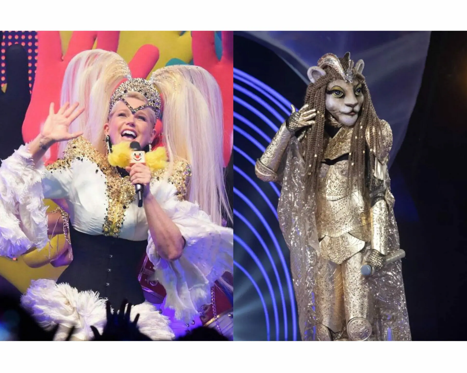 Xuxa e a Leoa do The Masked Singer Brasil (Divulgação)