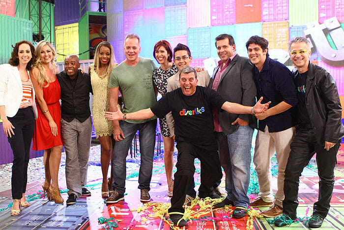 Elenco do Divertics, programa que não decolou na Globo (Reprodução)