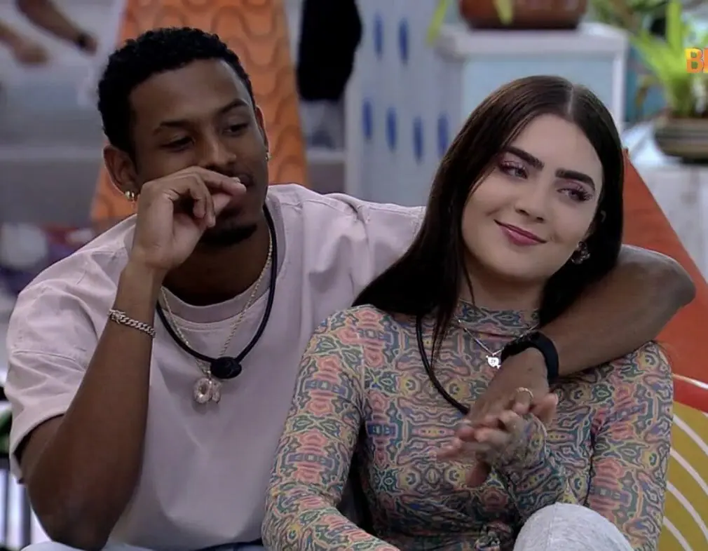 Jade Picon e Paulo André no BBB 22 (Reprodução: Globo)