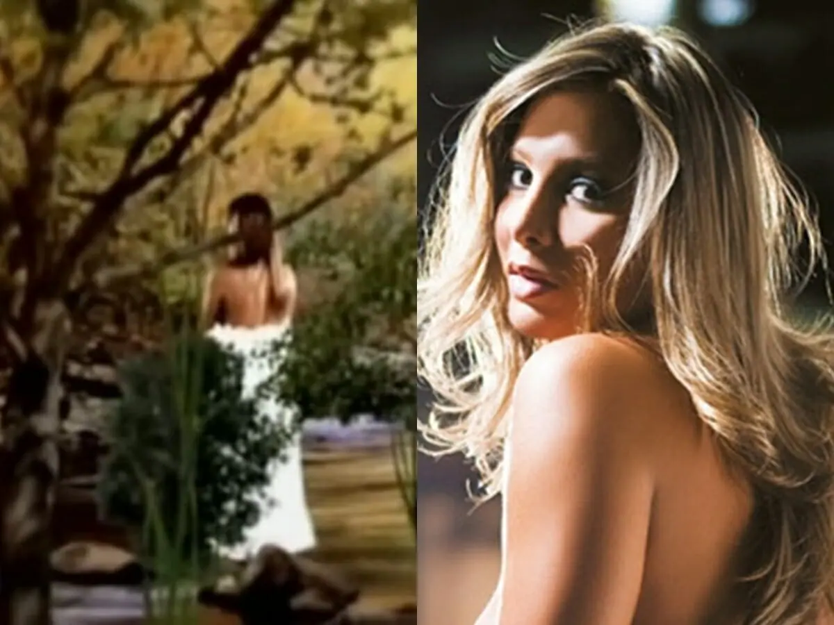 Glenda Santos criava cobra dentro da própria casa (Reprodução: SBT/Revista Sexy)