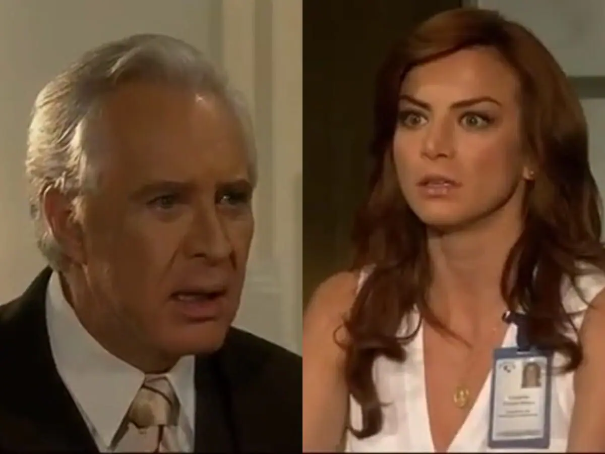 Gonçalo (Rogelio Guerra) e Fernanda (Silvia Navarro) de Amanhã é Para Sempre