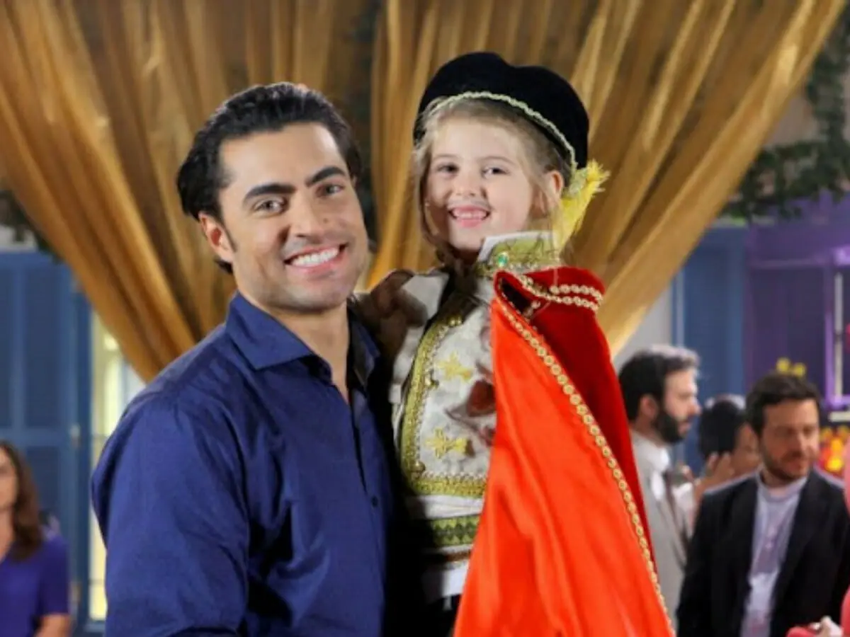 Gustavo e Dulce Maria em Carinha de Anjo (Divulgação SBT)