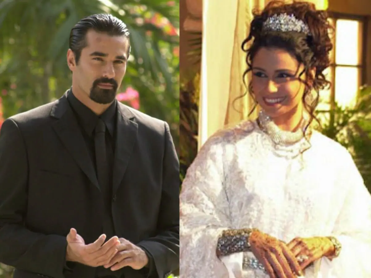 Jade (Giovanna Antonelli) e Zein (Luciano Szafir) em O Clone