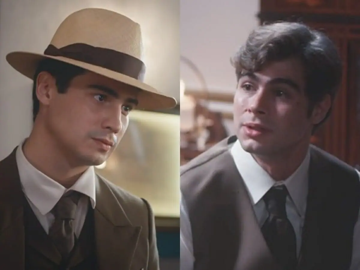 Joaquim (Danilo Mesquita) e Davi (Rafael Vitti) em cena de Além da Ilusão (Reprodução: Globo)