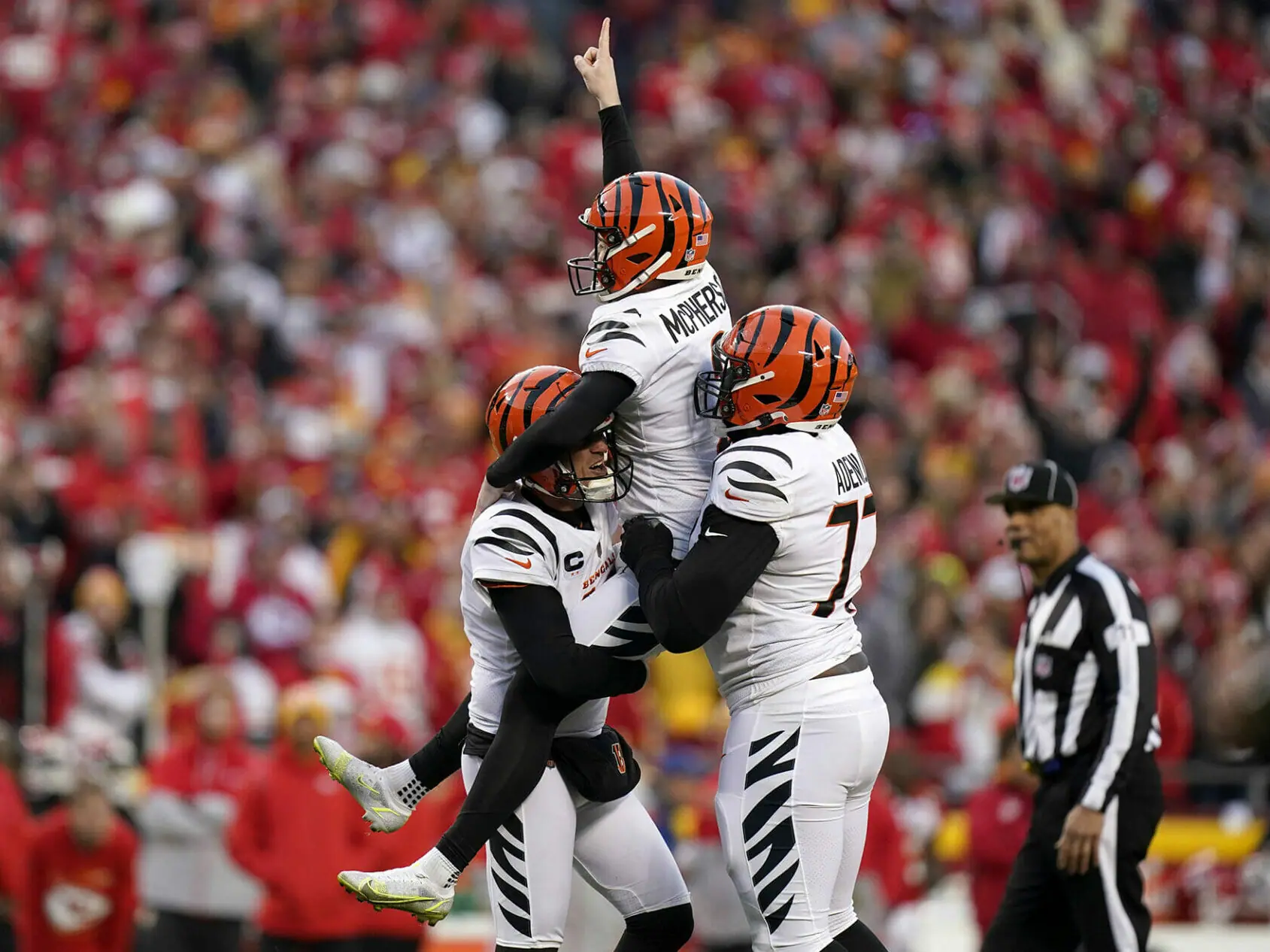 Jogadores do Bengals Chiefs