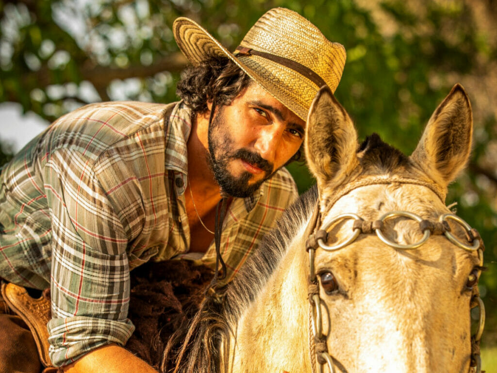 José Leôncio (Renato Góes) na novela Pantanal (Divulgação Globo)