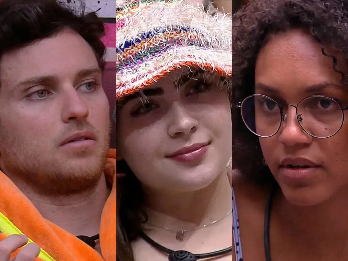 Lucas, Jade Picon e Jessilane no BBB 22