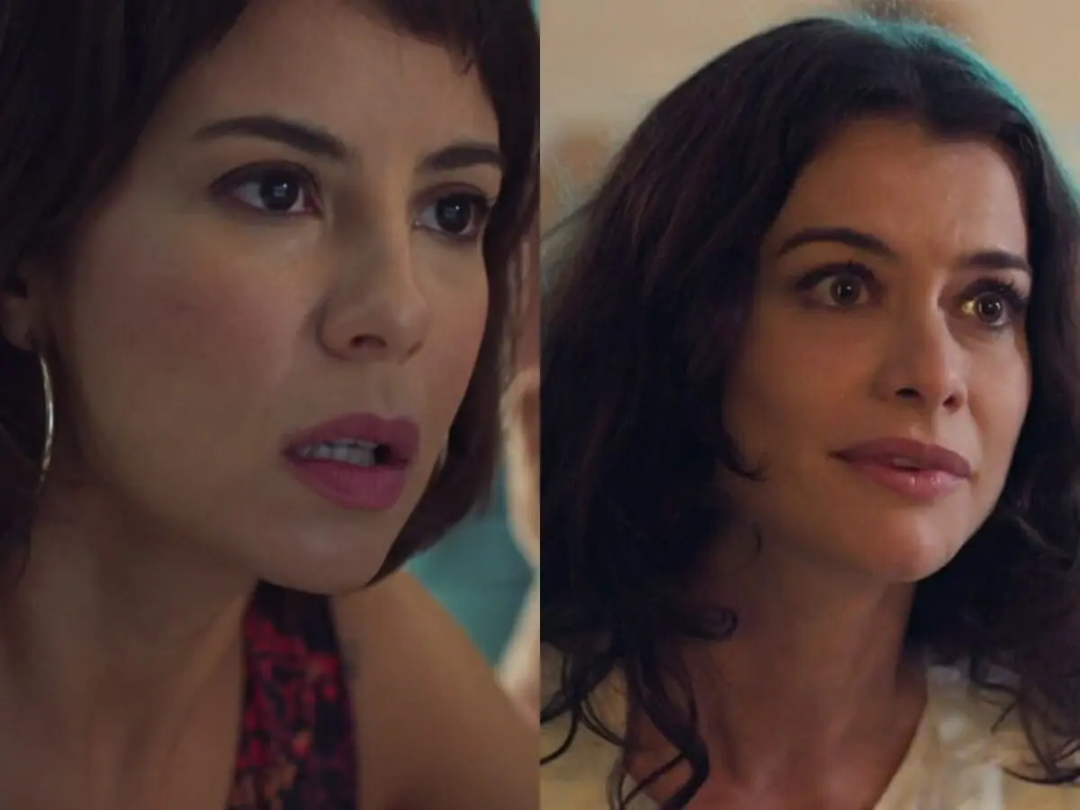 Lara (Andréia Horta) e Bárbara (Alinne Moraes) de Um Lugar ao Sol