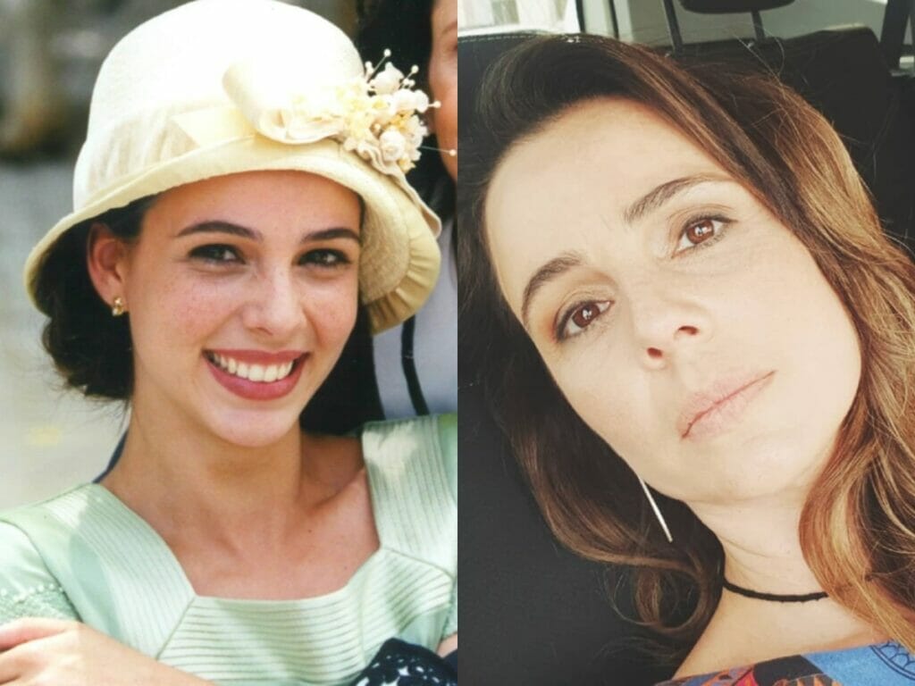 Miriam Freeland como Candoca de O Cravo e a Rosa e atualmente