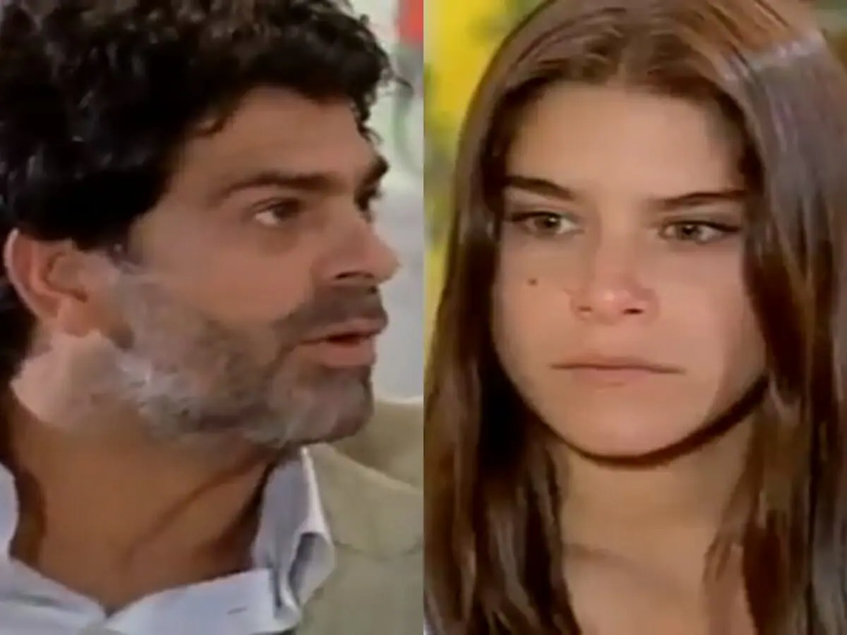 Rafael (Eduardo Moscovis) e Serena (Priscila Fantin) de Alma Gêmea