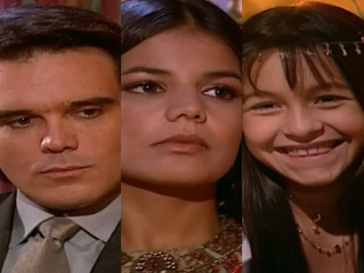 Said (Dalton Vigh), Ranya (Nívea Stelmann) e Khadija (Carla Diaz) de O Clone