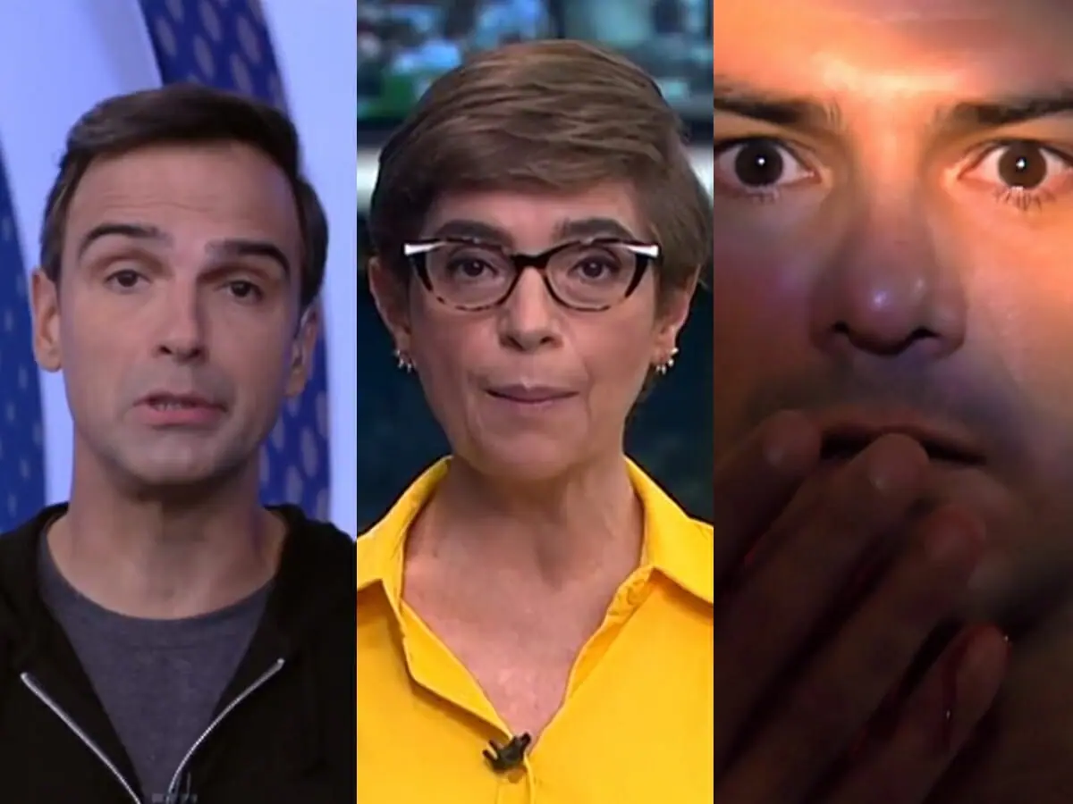 Tadeu Schmidt no BBB 22, Renata Lo Prete no Jornal da Globo e Lopo (Leonardo Vieira) de Prova de Amor