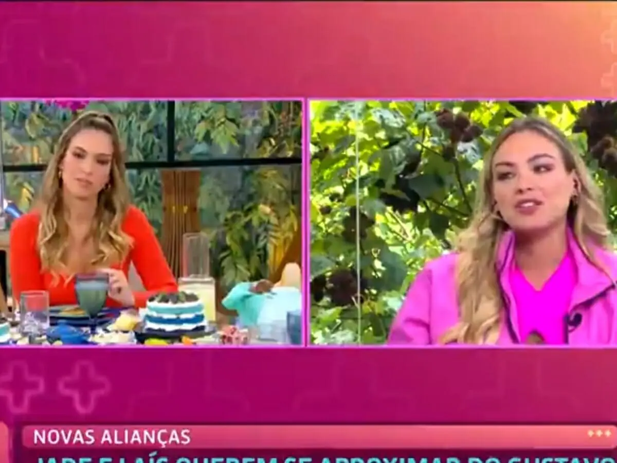 Talitha Morete e Bárbara, eliminada do BBB 22, no Mais Você