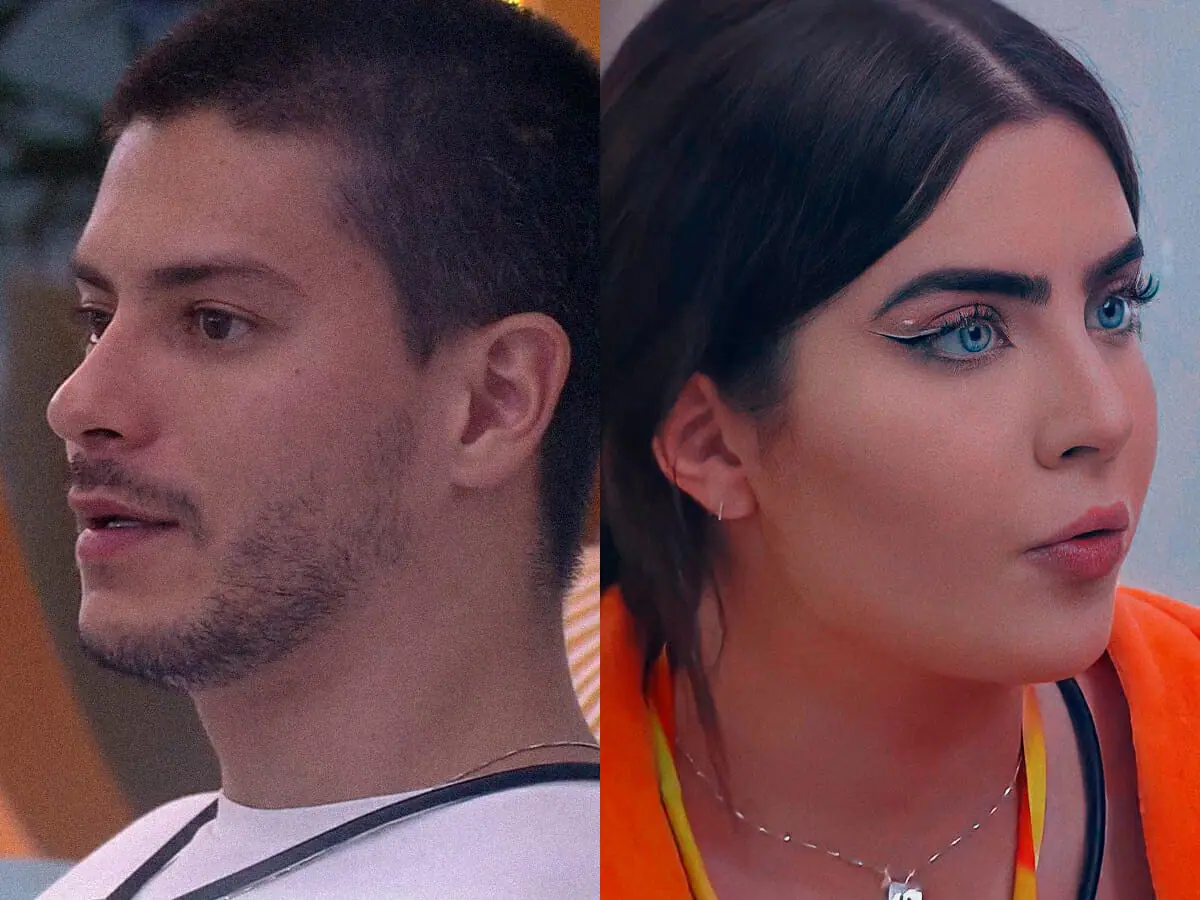 Arthur Aguiar e Jade Picon no BBB 22