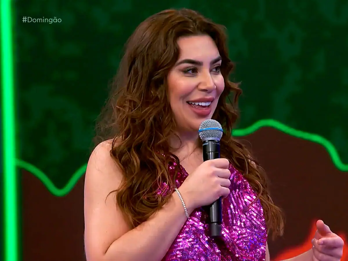 Naiara Azevedo no Domingão com Huck