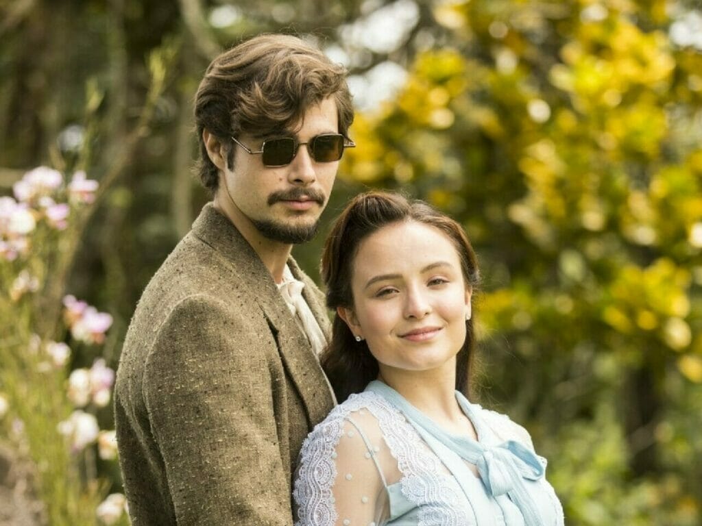 Davi (Rafael Vitti) e Elisa (Larissa Manoela) em Além da Ilusão (João Cotta/Globo)