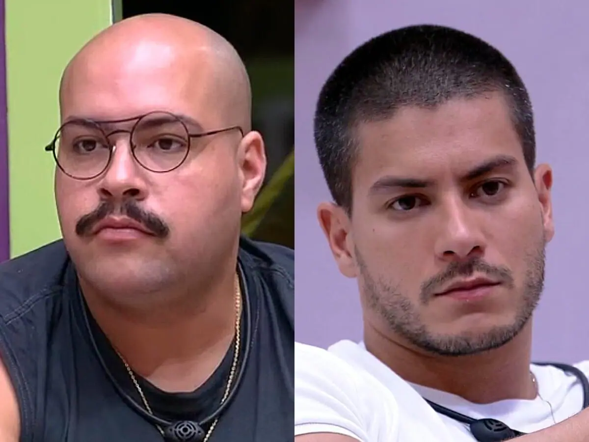 Tiago Abravanel e Arthur Aguiar no BBB 22 (Reprodução/Globoplay)