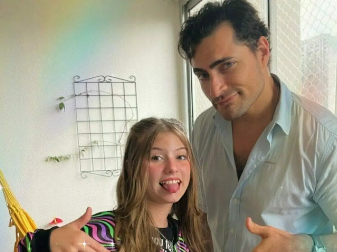 A atriz mirim Lorena Queiroz e o ator Carlo Porto (Divulgação)