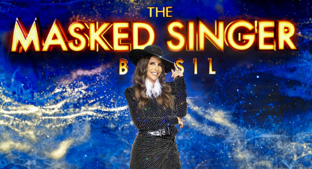 Ivete Sangalo no palco do The Masked Singer Brasil (Divulgação)