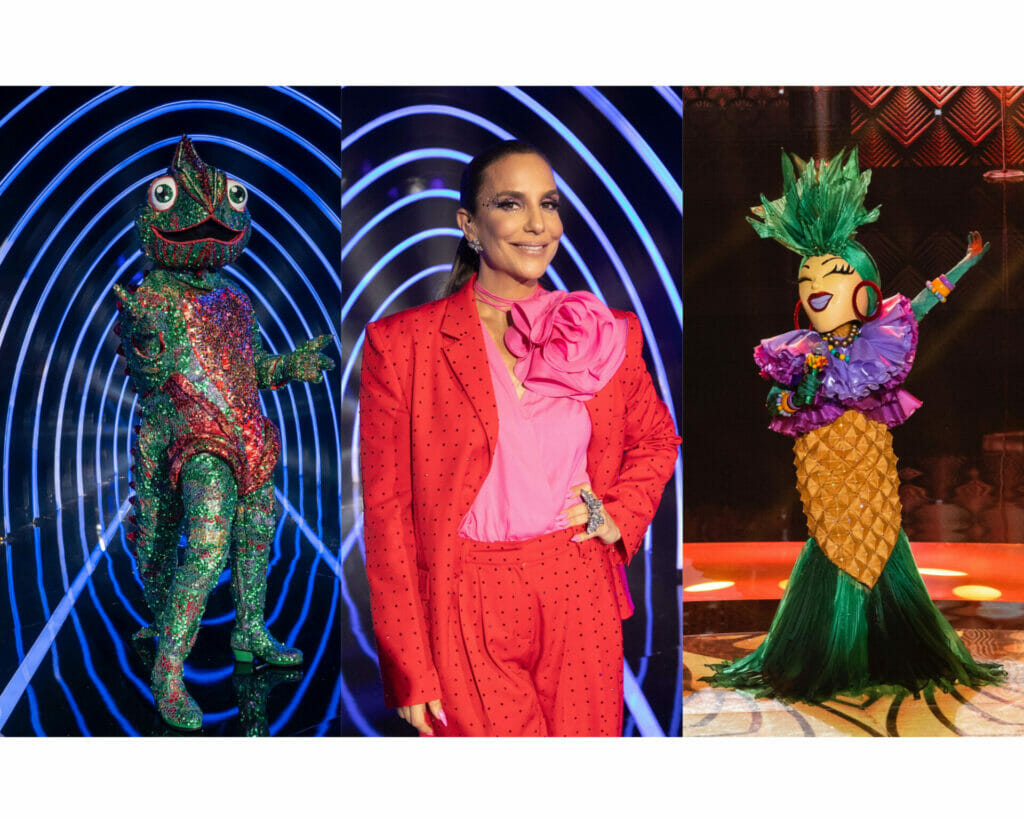 Ivete Sangalo e participantes do The Masked Singer Brasil (Divulgação)