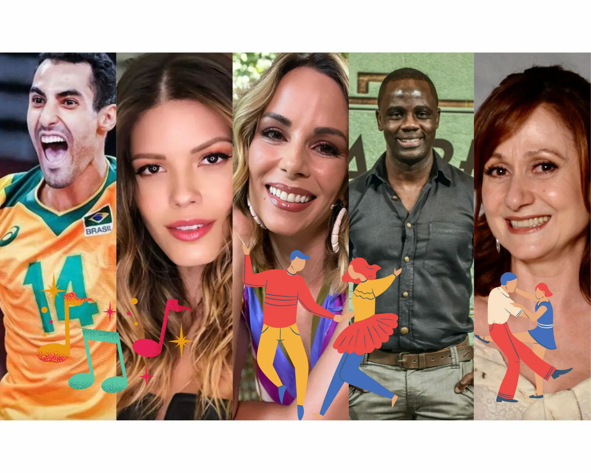 Participantes da Dança dos Famosos 2022 (Divulgação)