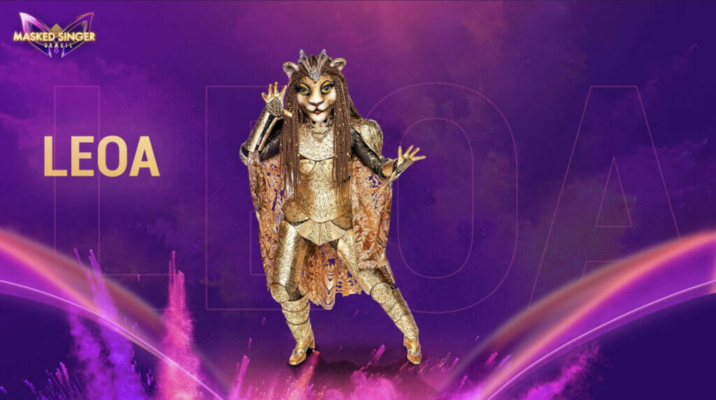 Leoa, participante do The Masked Singer Brasil (Divulgação)