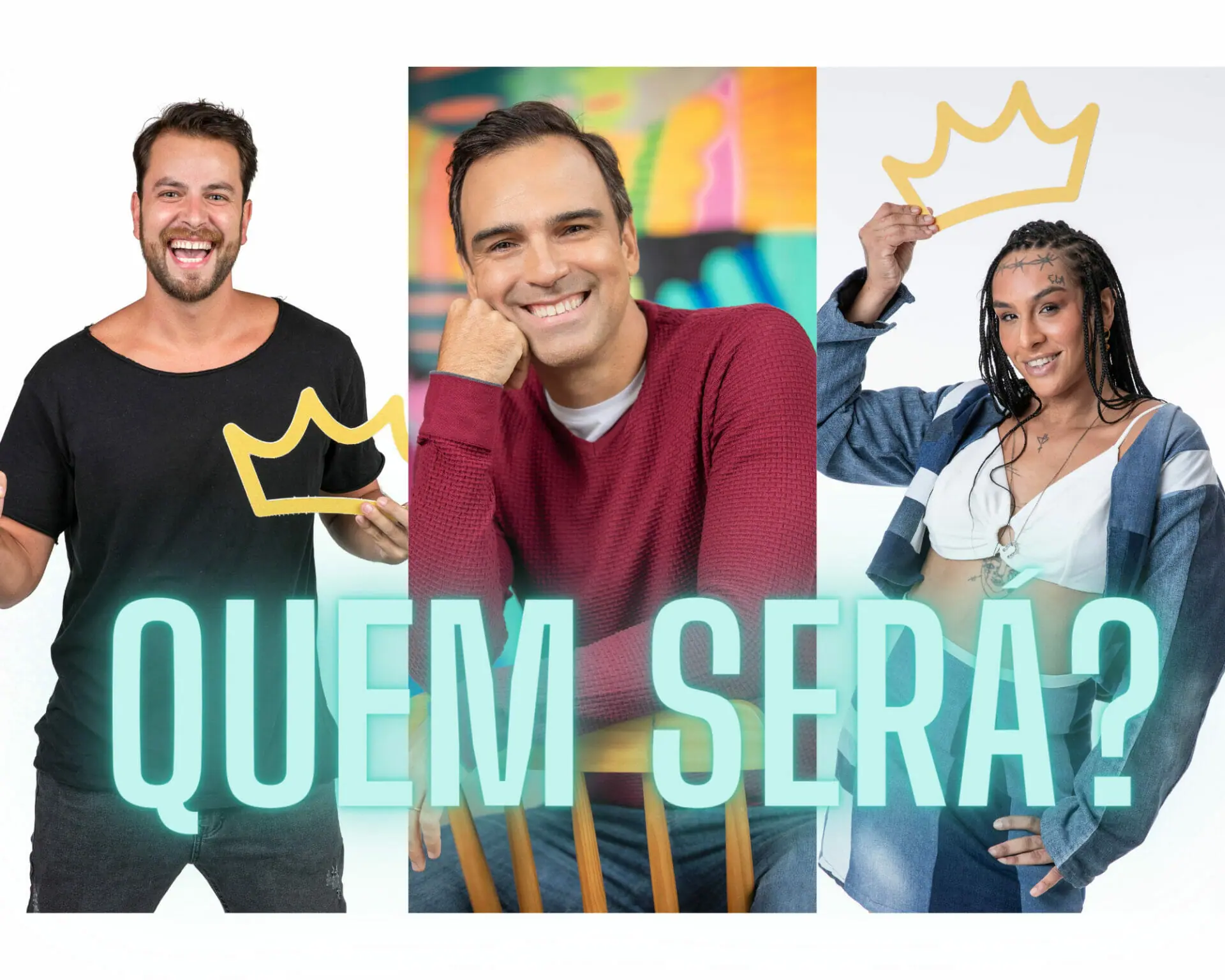 Tadeu Schmidt e participantes do BBB 22 (Divulgação)