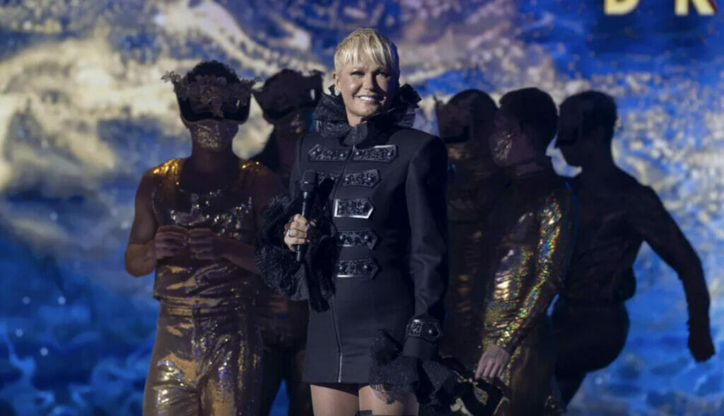 Xuxa no palco do The Masked Singer Brasil (Divulgação)