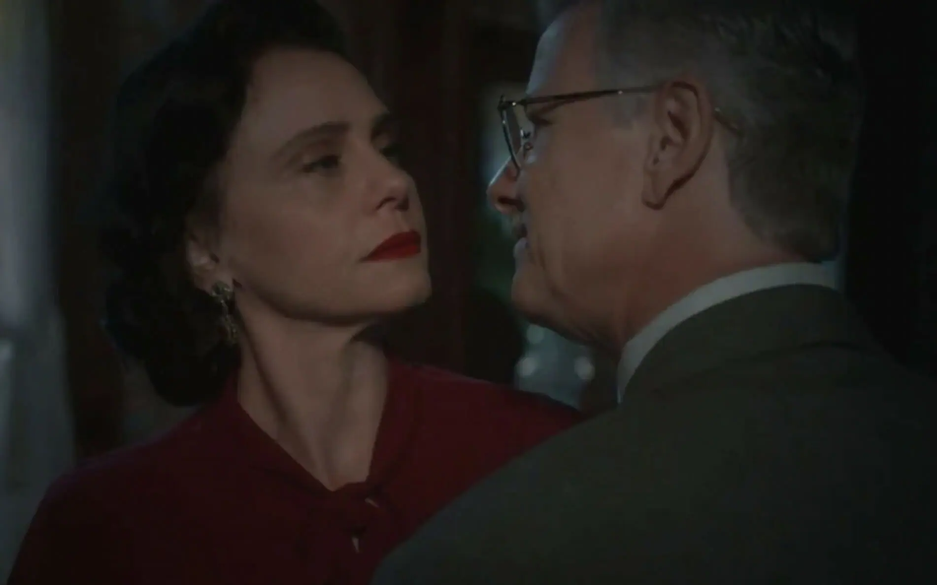 Violeta (Malu Galli) e Eugênio (Marcelo Novaes) em Além da Ilusão (Foto: Globo/Paulo Belote)