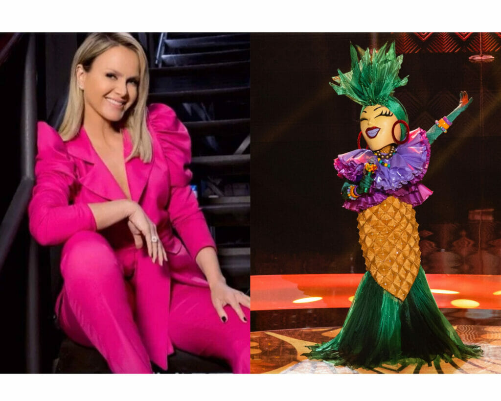 Eliana e participante do The Masked Singer Brasil (Divulgação)