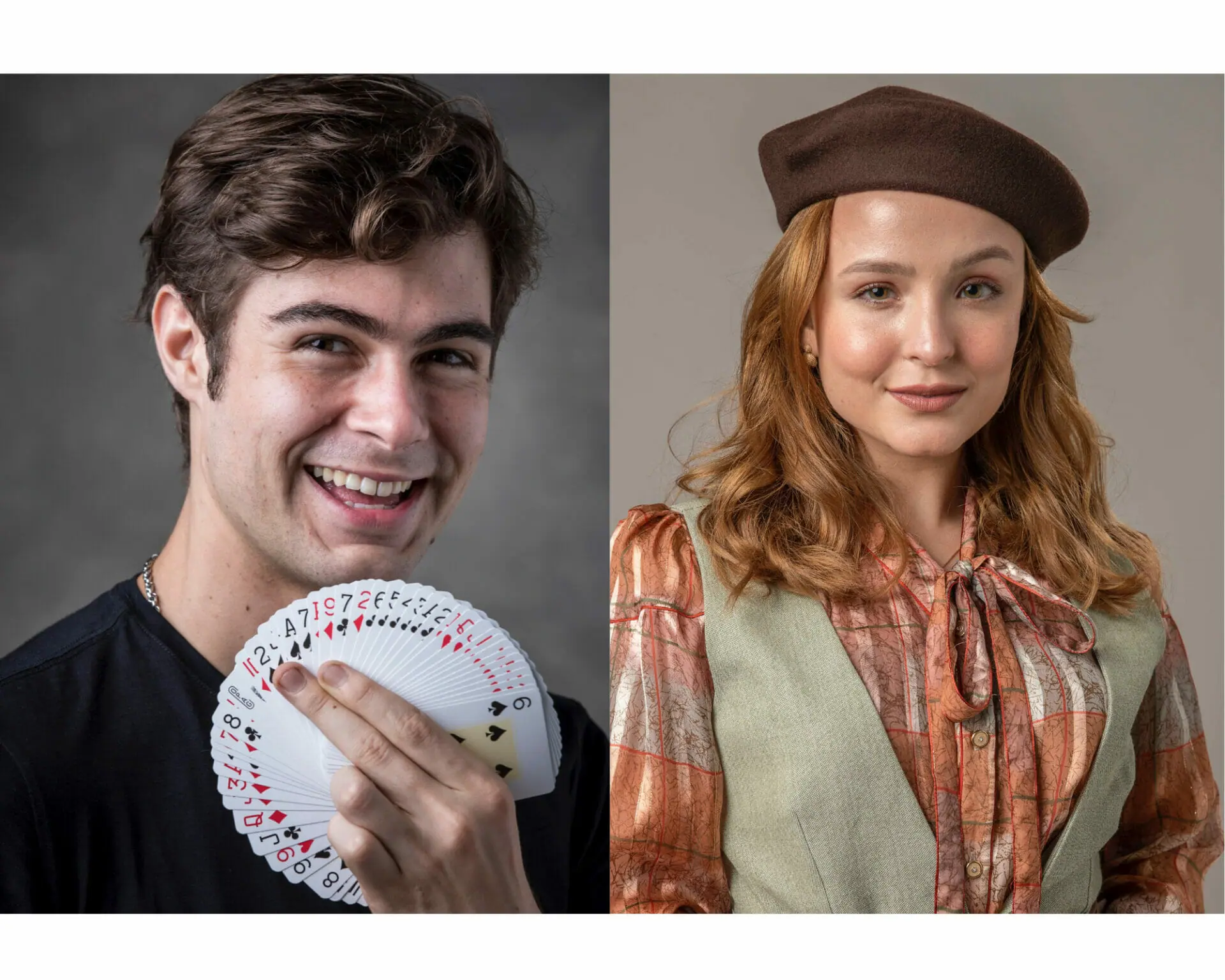 Davi (Rafa Vitti) e Isadora (Larissa Manoela) de Além da Ilusão (Divulgação)