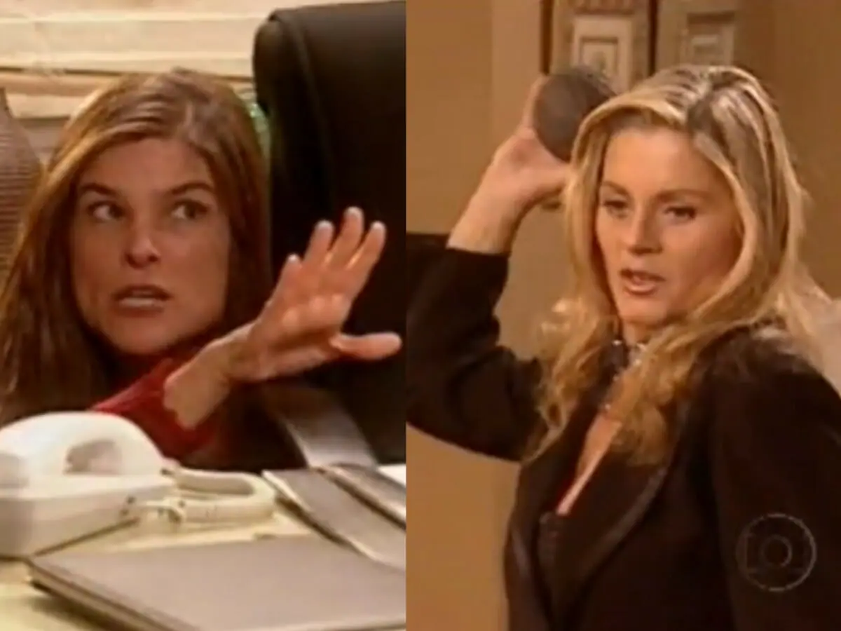 Alicinha (Cristiana Oliveira) e Yvete (Vera Fischer) em O Clone (Reprodução/Globo)
