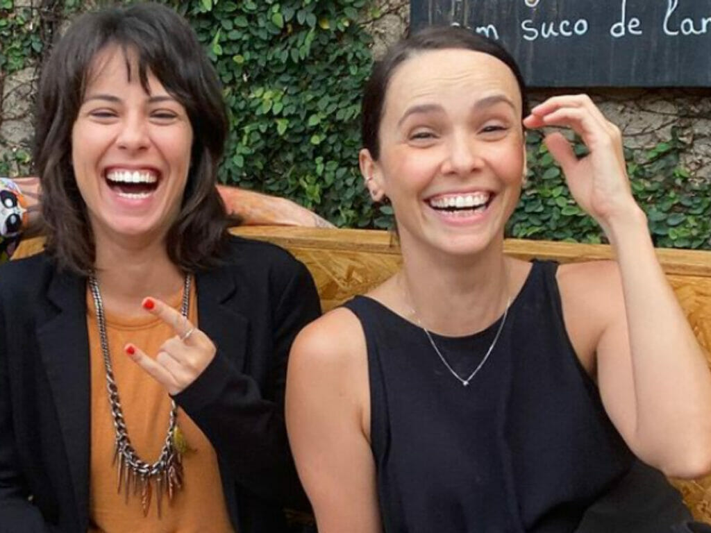 Andréia Horta e Débora Falabella são amigas