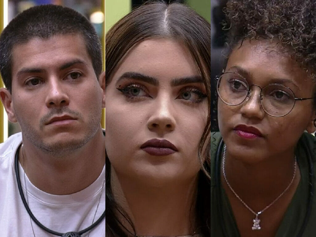 Arthur Aguiar, Jade Picon e Jessilane estão no sétimo Paredão do BBB 22