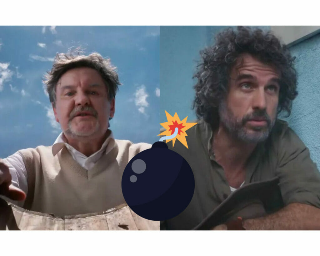 Matias (Antonio Calloni) e Le&ocirc;nidas (Eriberto Le&atilde;o) de Al&eacute;m da Ilus&atilde;o (Divulga&ccedil;&atilde;o)