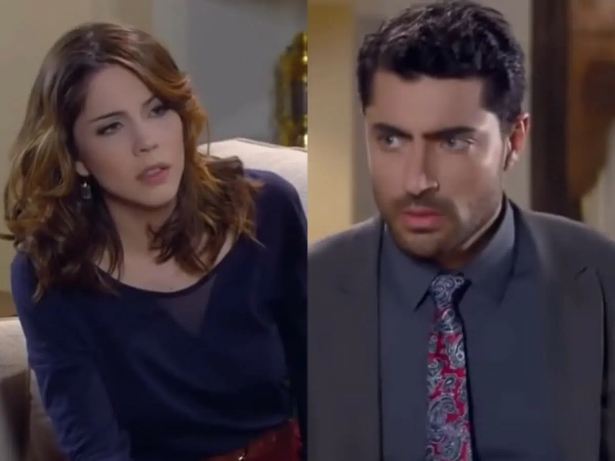 Cecília (Bia Arantes) e Gustavo (Carlo Porto) em Carinha de Anjo