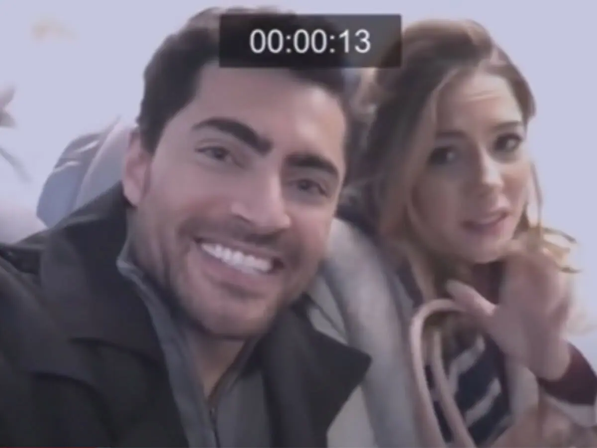 Cecília (Bia Arantes) e Gustavo (Carlo Porto) em Carinha de Anjo