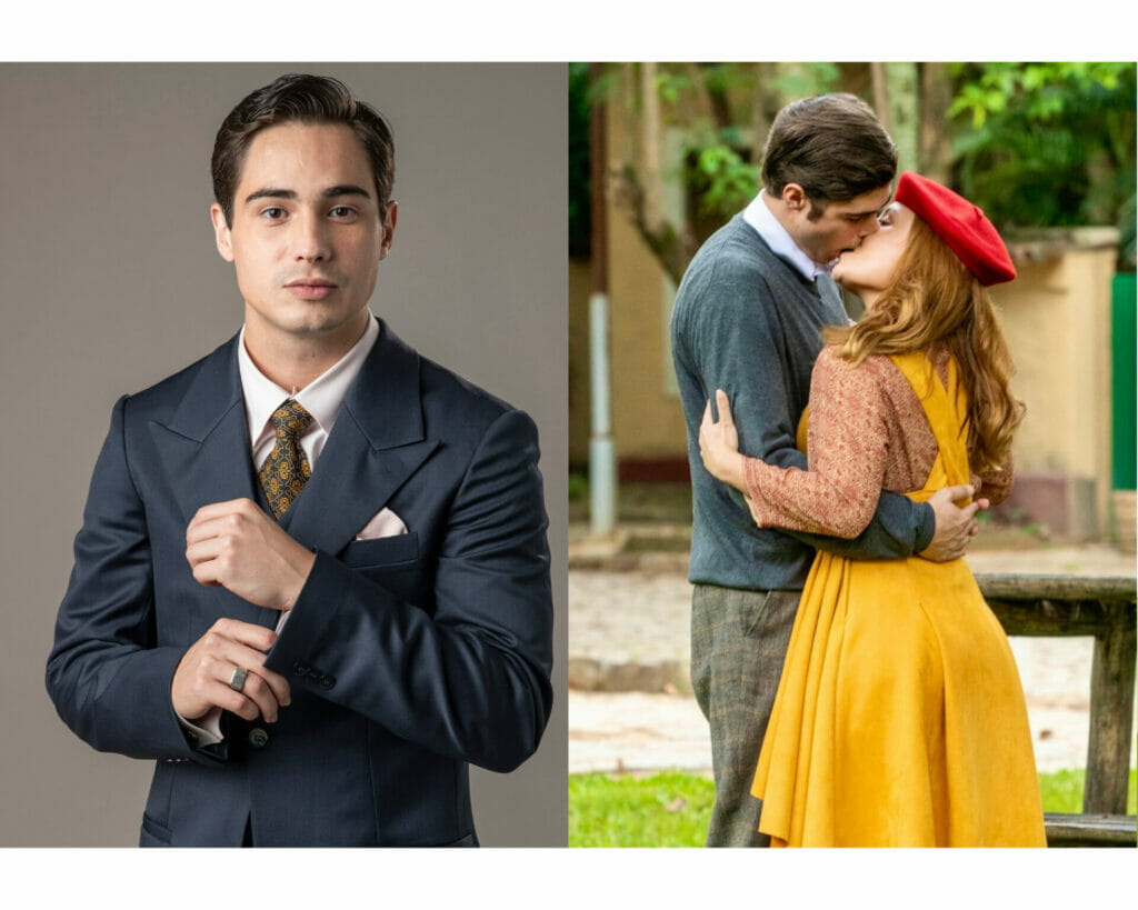 Joaquim (Danilo Mesquita), Rafael (Rafa Vitti) e Isadora (Larissa Manoela) de Além da Ilusão (Divulgação)