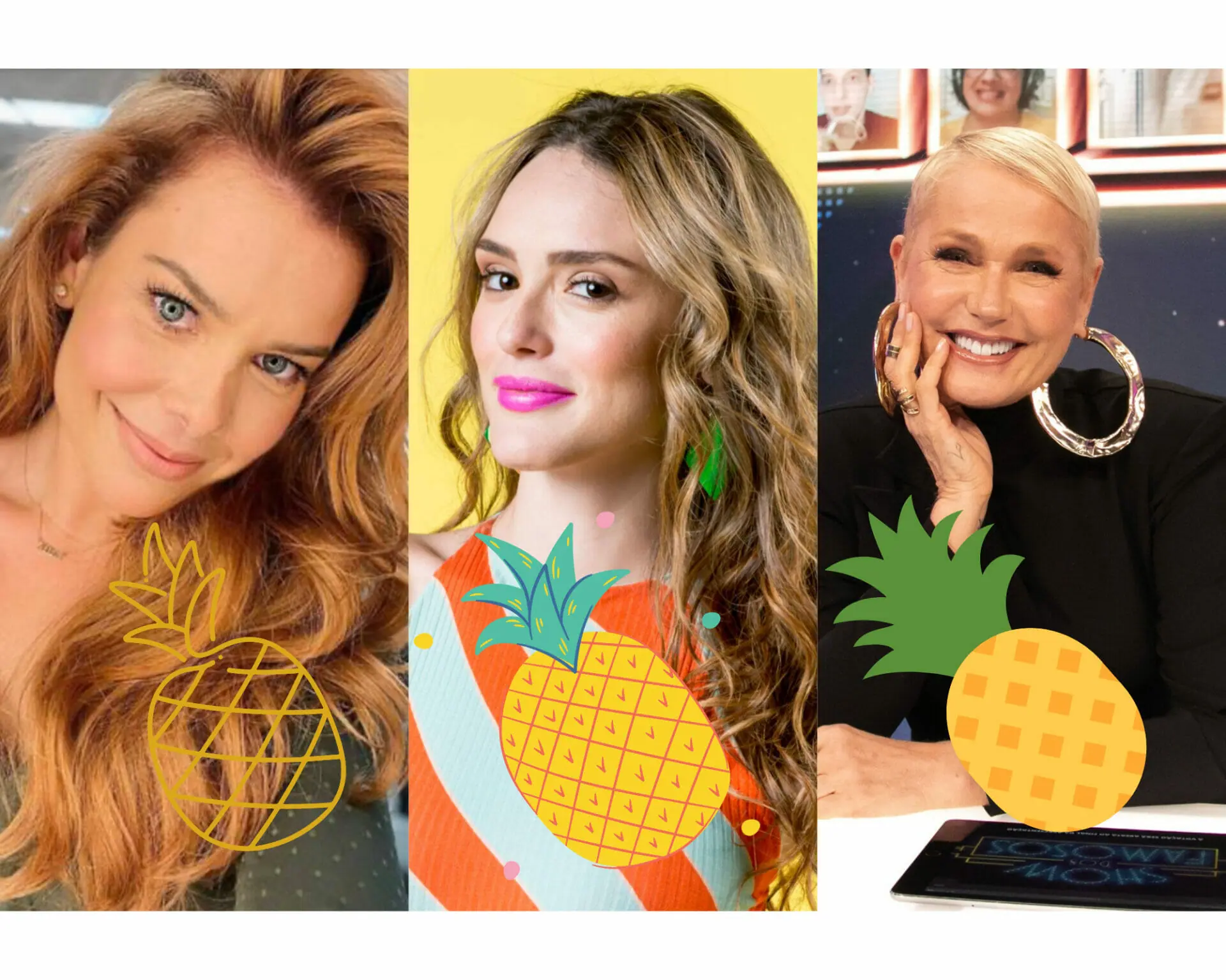 Fernanda Souza, Isabelle Drummond e Xuxa (Divulgação)