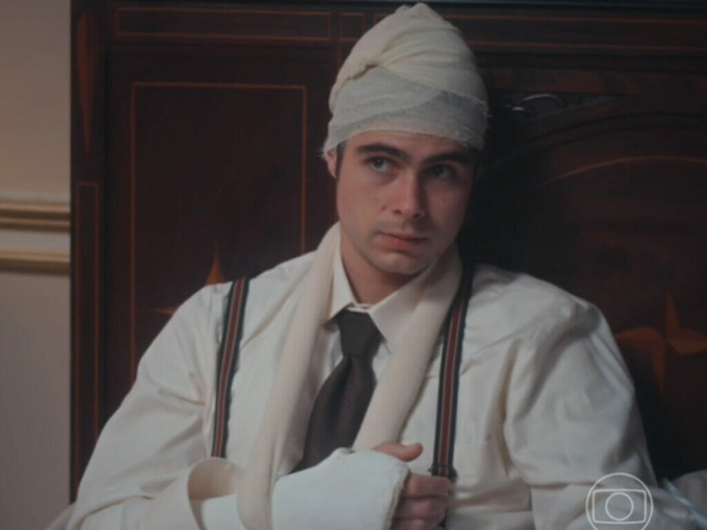 Davi (Rafael Vitti) em Além da Ilusão (Reprodução/Globo)
